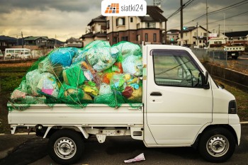 Gryfino Siatka na śmieci - Zabezpieczenie składowanych odpadów poremontowych Sklep Gryfino